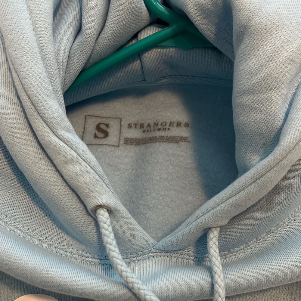 Blue Hoodie with 'COFFEE' Print - Picture 5 of 5